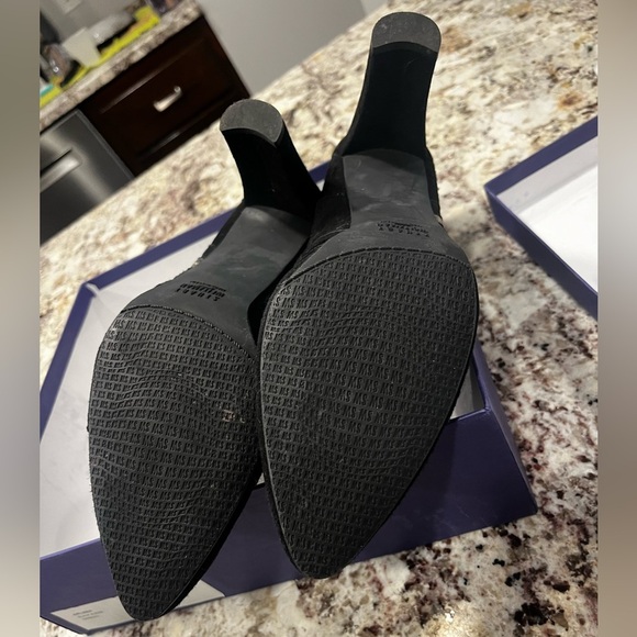 Stuart Whitman Airliner Black Suede QW96203 M9.0 - Picture 4 of 4